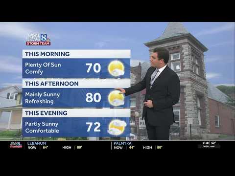 Pleasant Sunday; Comfortable <strong>Labor</strong> Day In South Central Pennsylvania