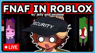 Cinnamunch plays FNAF in Roblox... 🐻  + more! (w/ Jellybean + Smokeebe