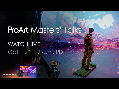 Join ProArt Masters' Talks online event- Make Next-Gen Virtual Production Real Today | ASUS