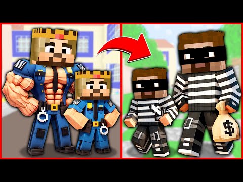 HIRSIZ FAKİR AİLESİ VS POLİS ZENGİN AİLESİ FİLMİ! 😱 - Minecraft ZENGİN FAKİR HAYATI