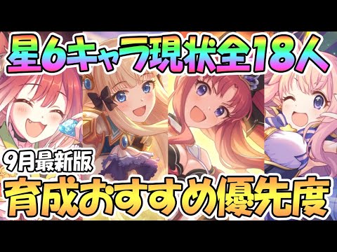 【プリコネR】星６キャラの育成おすすめ優先度を解説！アキノとサレンと加えた全１８人の９月最新版【星６】