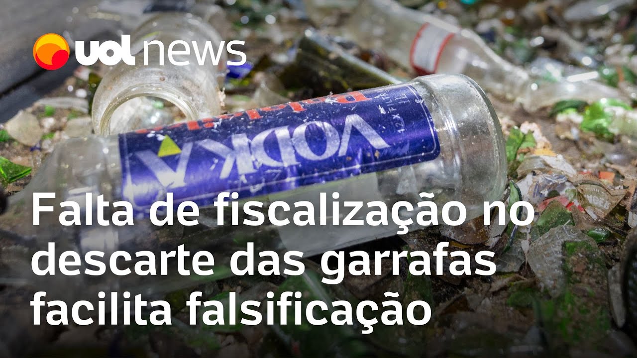 Bebidas com metanol Falta de fiscalização no descarte das garrafas facilita falsificação