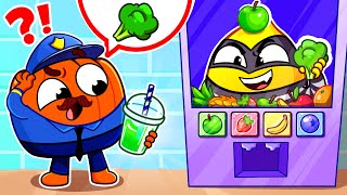 Thief Gave Police Officer Wrong Juice?! 🧃🌈 Rainbow Juice Vending Machine
