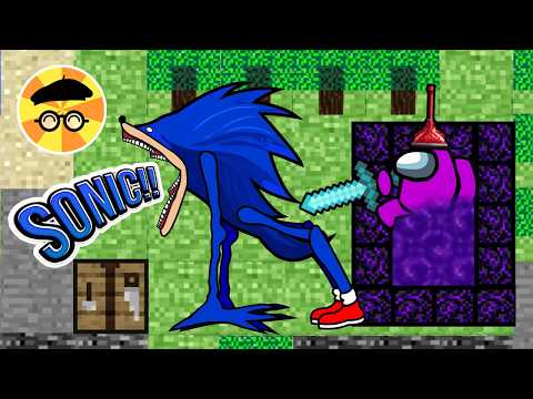 Shin Sonic Among Us Animation vs. Minecraft