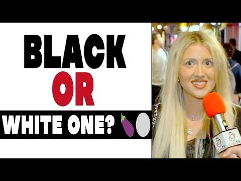 Do You Prefer the Black One or the White One Down There? | Size, Shape & Colour Wars! 🍆⚪⚫😳
