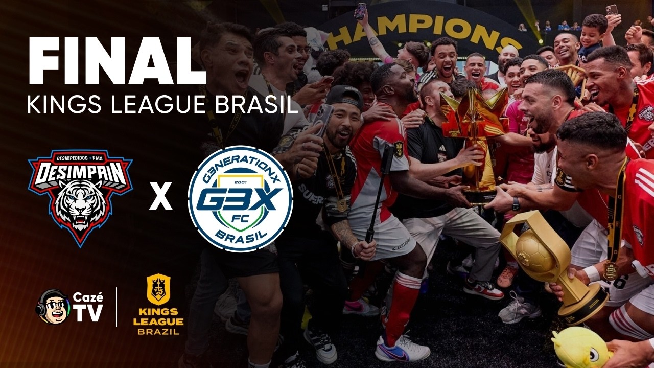 AO VIVO: DESIMPAIN X G3X | KINGS LEAGUE BRAZIL 2026 | FINAL