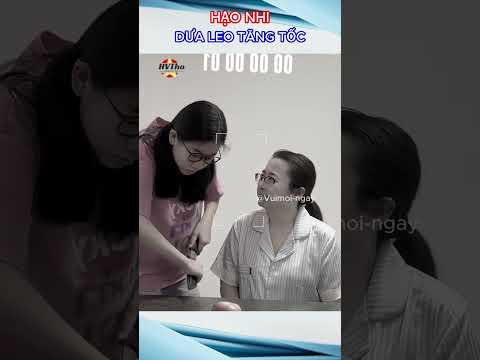Hạo Nhi Dưa leo tăng tốc #haihuoc #giaitri
