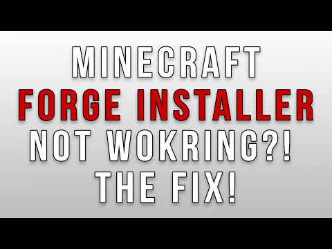 minecraft forge windows installer