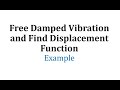 Damped Vibrations and Characteristic Equations
