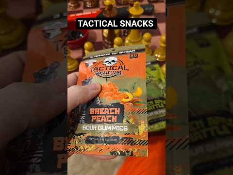 TACTICAL SNACKS NEW FLAVOR REVIEW - PEACH! @tacticalsnacks