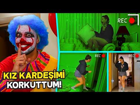 PALYAÇO OLUP KARDEŞİMİ GECE GİZLİCE KORKUTTUM !