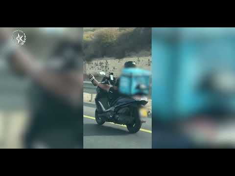 הצפון הפרוע: זימון מהיר לדין של רוכב קטנוע שנהג בכביש 4 כששתי רגליו על הכידון