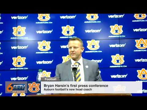 Bryan Harsin's First Press Conference as Auburn Football's Newest Head Coach