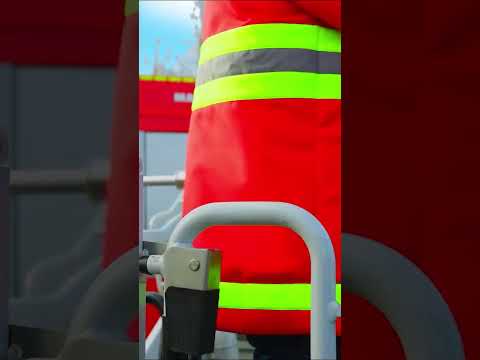 Les enfants utilisent un camion de pompier | Les enfants font semblant de jouer ! ⛑ Kidibli #shorts