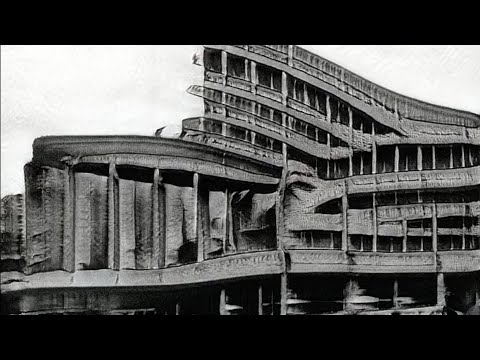 AI-generated brutalist buildings feature in hypnotic Moullinex music videos