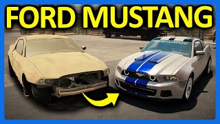 I Built a Junkyard Ford Mustang in Car Mechanic Simulator
