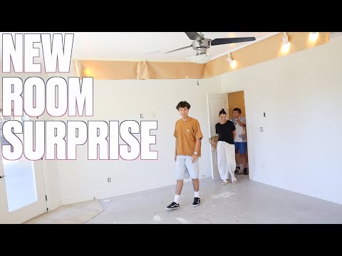 SHOWING OUR SON HIS NEW HOME AND BEDROOM FOR THE FIRST TIME!