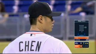 2016/5/11 MLB.TV Game of the Day Milwaukee Brewers VS Miami Marlins (釀酒人 VS 馬林魚)