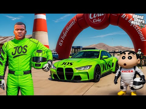 Franklin Turns Into a CAR RACER to Save Shinchan in GTA 5!