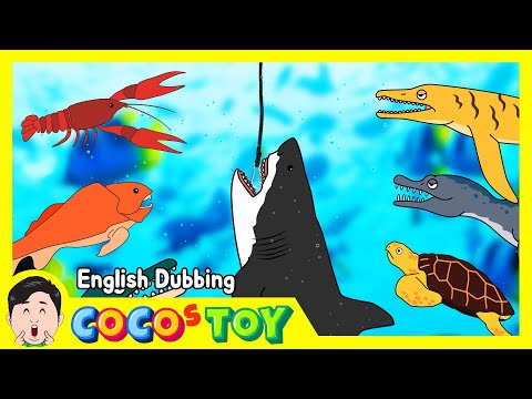 En Dubbing｜The old man and the sea｜sea animals for kids｜CoCosToy