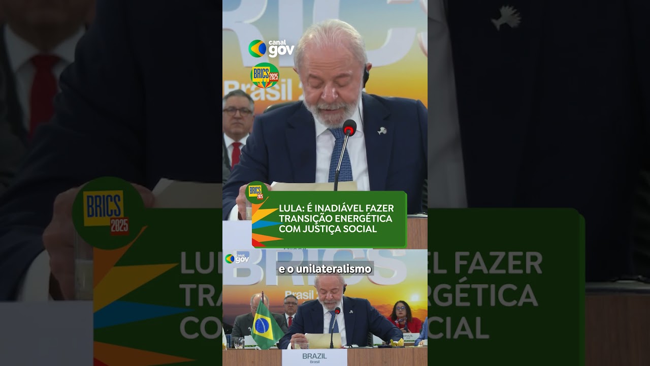 TRANSIÇÃO ENERGÉTICA COM JUSTIÇA SOCIAL #lula #brics #noticias #presidentelula #energia