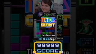 Less than TEN people in the world have achieved this.... #gaming #tetris #puzzlegame #clips