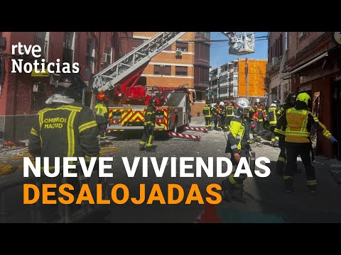 EXPLOSIÓN EN VALLECAS: HAY 25 HERIDOS y un BAR TOTALMENTE DESTROZADO | RTVE Noticias