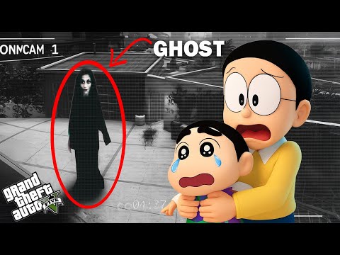 Nobita Và Shinchan Phát Hiện Hồn Ma Áo Đen Bí Ẩn Trước Sân Nhà