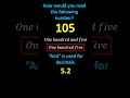 Understanding Numbers and Decimals