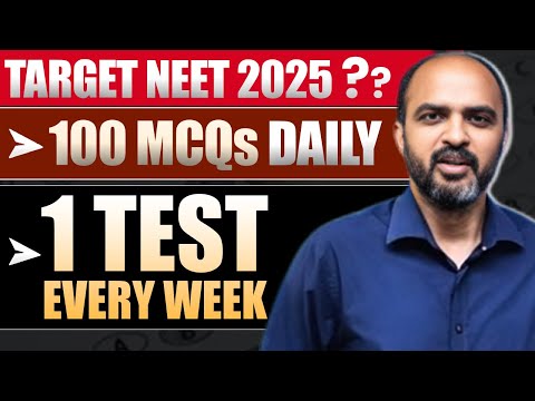 Countdown STARTED for NEET 2025 - How to Get MAXIMUM out of Remaining 19 Weeks?