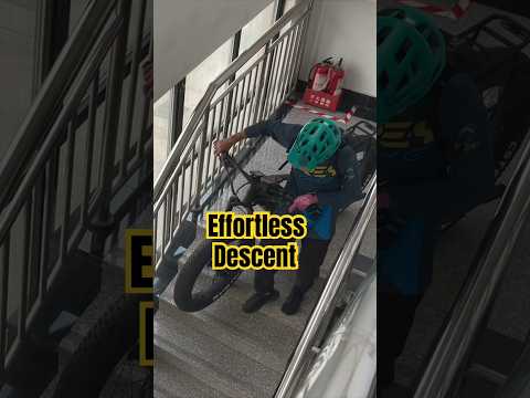 Effortless Descent: Easily Carrying An E-Bike Downstairs   #emtblife #outdoors #ebikes #freybike
