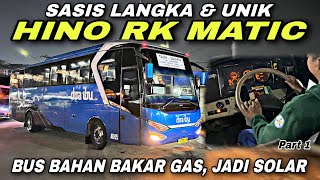 Bus Bahan Bakar Gas , Jadi Solar 😱 Sasis Langka & Unik , Hino RK Matic ❗️| trip Doa Ibu AR 05