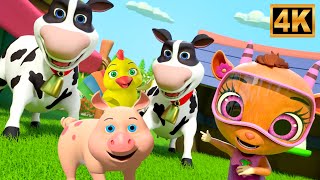 Old MacDonald Had a Farm, Learn Animals Names with Fun for Kids