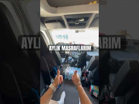 Tırcılıkta aylık masraflarım 👎🏻 #türkiye #amerikadahayat #trucker #amerikadayasam