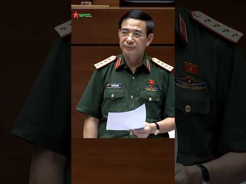 Đại tướng Phan Văn Giang giải trình về dự án Luật Công nghiệp QP-AN và động viên công nghiệp