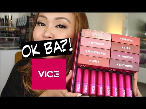 VICE COSMETICS REVIEW + SWATCHES (LAHAT NG SHADES!)