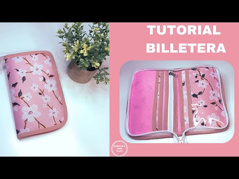 COMO HACER UNA BILLETERA  / coser billetera / tutorial de billetera / billetera de mujer