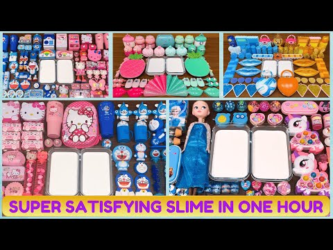 SUPER Satisfying Slime in ONE HOUR! MIXING Random Things into Glossy Slime! Sophia Satisfying Slime