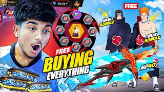 Buying Everything 💎From New Naruto Events 😱☠️ PAIN TENDO BUNDLE RING EVENT || Free Fire Max