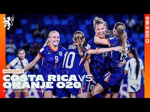 Perfect begin van #U20WWC 🏆 | Highlights Costa Rica - Oranje O20 (v)