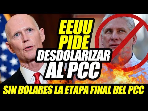 CUBA SCOTT PIDE CORTAR DOLARES AL PCC Y SU APARATAJE REPR3S0R