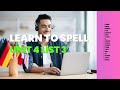 Spelling and Vocabulary Assessment