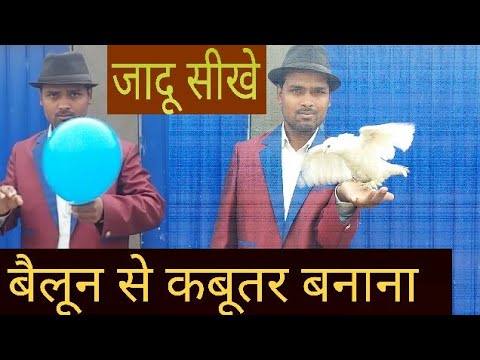 Dove magic trick explanation || बैलून से कबूतर का जादू सीखे