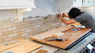 Bejmat Zellige Tile Backsplash | Home Renovation & Addition Part 93