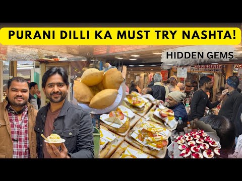 OLD DELHI Ka Must Try Breakfast| Iconic Hidden Food Gems| Nagori Poori, Chole, Parathe, Chaat & More