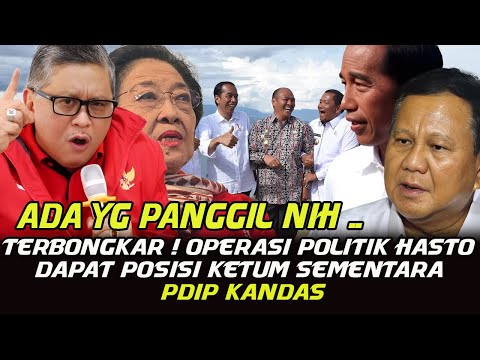 Terbongkar !! Kandas Hasto Dapat Poisi Ketum Sementara . Sekarang lagi di Panggil untuk diperiksa