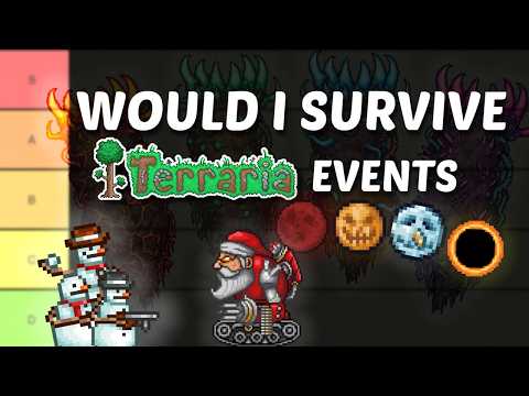 Would I Survive Terraria Events Tier List...