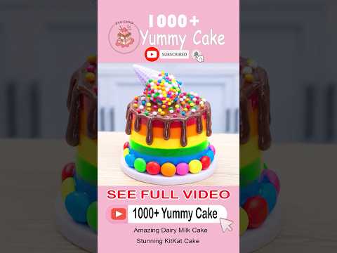 Stunning KitKat Ice Cream #shorts #trendingshorts #1000yummycake #5tmminiaturecake