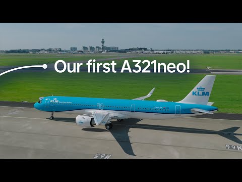 Our first Airbus A321neo is here! 💙✈️ | KLM