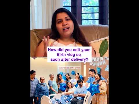 How Diya was able to edit & upload birth vlog so soon after delivery? #diyakrishna #ahaanakrishna